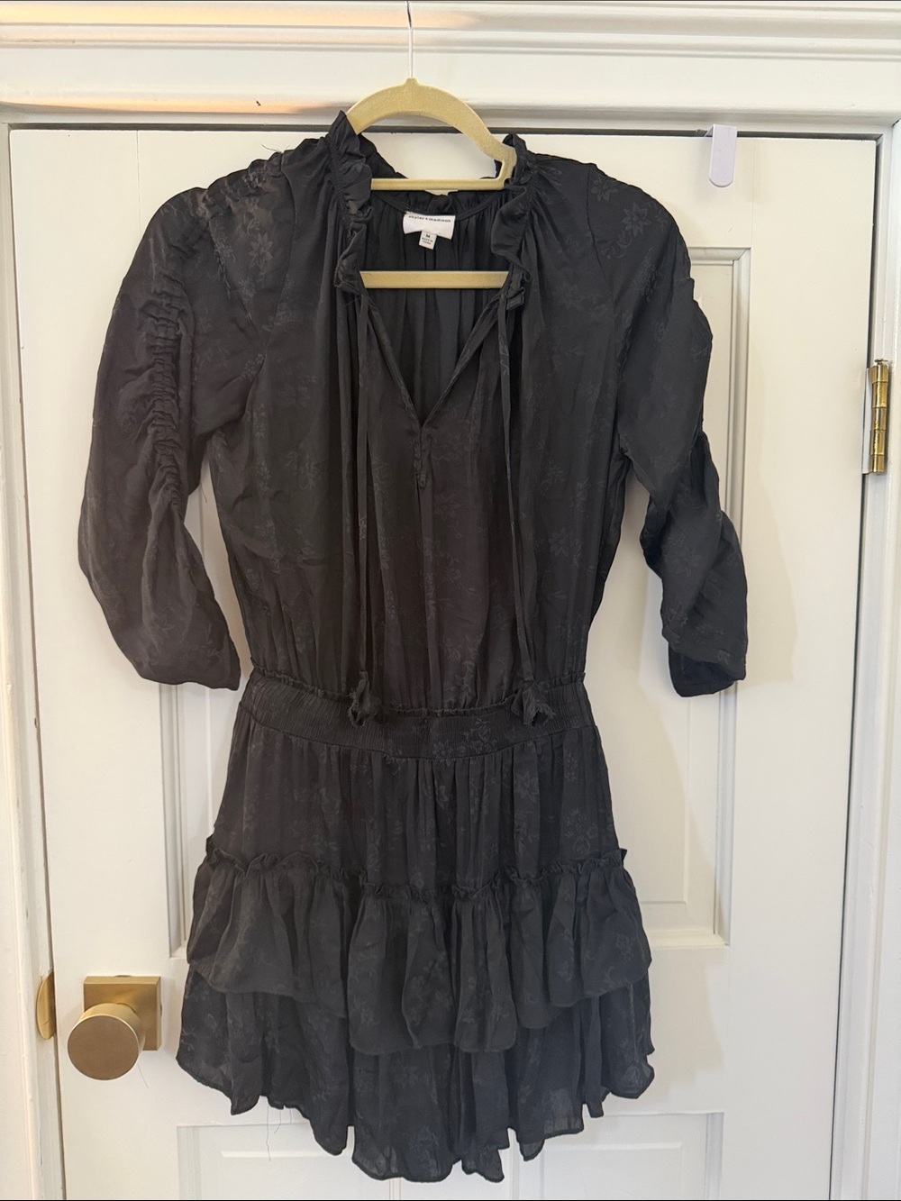 Skylar + Madison Black Tiered Dress